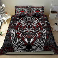 Celtic Wolf Fenrir Vikings Bedding Set Norse Mythology - Wonder Print Shop
