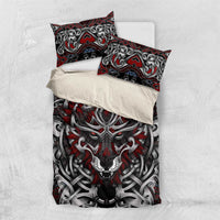 Celtic Wolf Fenrir Vikings Bedding Set Norse Mythology - Wonder Print Shop