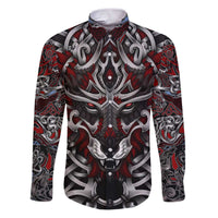 Celtic Wolf Fenrir Vikings Family Matching Puletasi and Hawaiian Shirt Norse Mythology - Wonder Print Shop