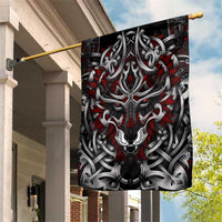 Celtic Wolf Fenrir Vikings Garden Flag Norse Mythology - Wonder Print Shop
