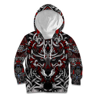 Celtic Wolf Fenrir Vikings Kid Hoodie Norse Mythology - Wonder Print Shop
