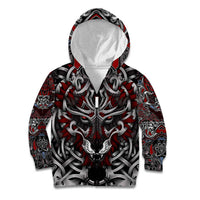 Celtic Wolf Fenrir Vikings Kid Hoodie Norse Mythology - Wonder Print Shop