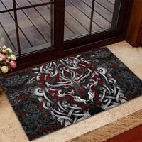 Celtic Wolf Fenrir Vikings Rubber Doormat Norse Mythology - Wonder Print Shop