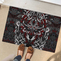 Celtic Wolf Fenrir Vikings Rubber Doormat Norse Mythology - Wonder Print Shop