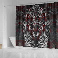 Celtic Wolf Fenrir Vikings Shower Curtain Norse Mythology