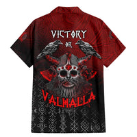 Victory Or Valhalla Family Matching Mermaid Dress and Hawaiian Shirt Viking - Wonder Print Shop