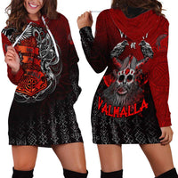 Victory Or Valhalla Hoodie Dress Viking - Wonder Print Shop