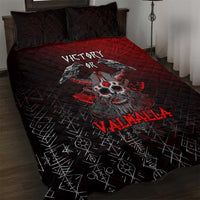 Victory Or Valhalla Quilt Bed Set Viking - Wonder Print Shop