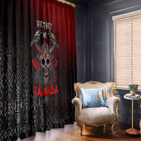 Victory Or Valhalla Window Curtain Viking - Wonder Print Shop