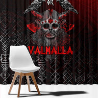 Victory Or Valhalla Window Curtain Viking - Wonder Print Shop