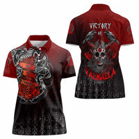 Victory Or Valhalla Women Polo Shirt Viking - Wonder Print Shop