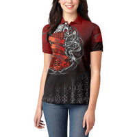 Victory Or Valhalla Women Polo Shirt Viking - Wonder Print Shop