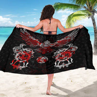 Raven And Norse Runes Sarong Viking - Wonder Print Shop