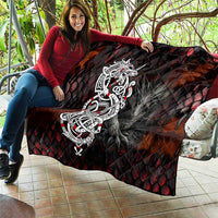 Viking Dragons Quilt Norse Mythology - Wonder Print Shop