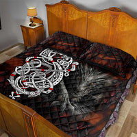 Viking Dragons Quilt Bed Set Norse Mythology - Wonder Print Shop