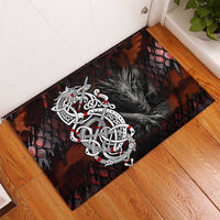 Viking Dragons Rubber Doormat Norse Mythology - Wonder Print Shop