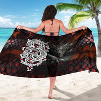 Viking Dragons Sarong Norse Mythology - Wonder Print Shop