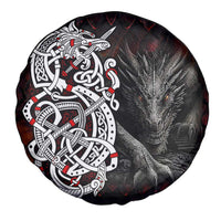 Viking Dragons Spare Tire Cover Norse Mythology - Wonder Print Shop