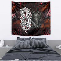 Viking Dragons Tapestry Norse Mythology - Wonder Print Shop