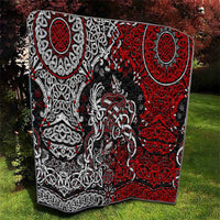 Viking Warrior And Viking Dragons Quilt - Wonder Print Shop