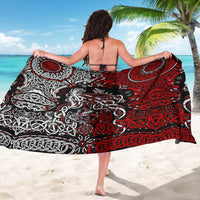 Viking Warrior And Viking Dragons Sarong - Wonder Print Shop