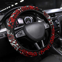 Viking Warrior And Viking Dragons Steering Wheel Cover - Wonder Print Shop
