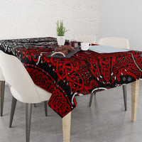 Viking Warrior And Viking Dragons Tablecloth - Wonder Print Shop