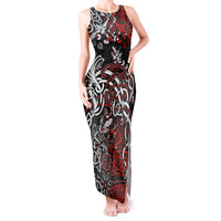 Viking Warrior And Viking Dragons Tank Maxi Dress - Wonder Print Shop