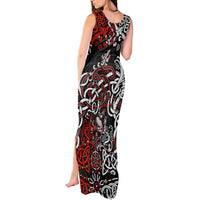 Viking Warrior And Viking Dragons Tank Maxi Dress - Wonder Print Shop