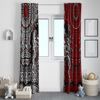 Viking Warrior And Viking Dragons Window Curtain - Wonder Print Shop