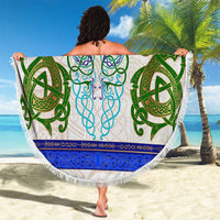 Dragon Celtic Knot Beach Blanket - Wonder Print Shop