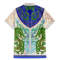 Dragon Celtic Knot Family Matching Mermaid Dress and Hawaiian Shirt - Wonder Print Shop