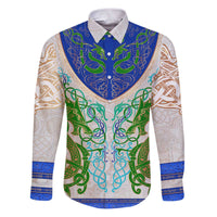 Dragon Celtic Knot Family Matching Puletasi and Hawaiian Shirt - Wonder Print Shop