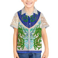 Dragon Celtic Knot Kid Hawaiian Shirt - Wonder Print Shop
