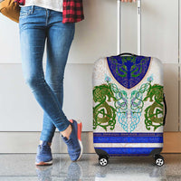 Dragon Celtic Knot Luggage Cover - Wonder Print Shop