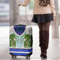 Dragon Celtic Knot Luggage Cover - Wonder Print Shop