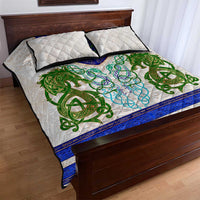 Dragon Celtic Knot Quilt Bed Set - Wonder Print Shop
