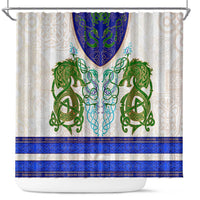 Dragon Celtic Knot Shower Curtain