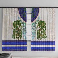 Dragon Celtic Knot Window Curtain - Wonder Print Shop