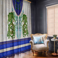 Dragon Celtic Knot Window Curtain - Wonder Print Shop