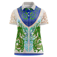 Dragon Celtic Knot Women Polo Shirt - Wonder Print Shop