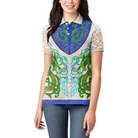 Dragon Celtic Knot Women Polo Shirt - Wonder Print Shop