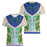 Dragon Celtic Knot Women V-Neck T-Shirt - Wonder Print Shop
