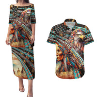 American Indian Warrior Chiefs Couples Matching Puletasi and Hawaiian Shirt - Wonder Print Shop