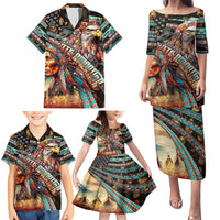 American Indian Warrior Chiefs Family Matching Puletasi and Hawaiian Shirt - Wonder Print Shop