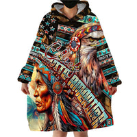 American Indian Warrior Chiefs Wearable Blanket Hoodie - Wonder Print Shop
