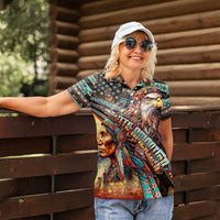 American Indian Warrior Chiefs Women Polo Shirt - Wonder Print Shop