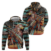 American Indian Warrior Chiefs Zip Hoodie - Wonder Print Shop