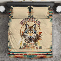 Native American Wolf Dreamcatcher Bedding Set Vintage Style - Wonder Print Shop