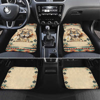 Native American Wolf Dreamcatcher Car Mats Vintage Style - Wonder Print Shop